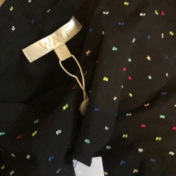 NWT Wayf Multi Color Dot Ruffle Dress - Picture 5 of 7